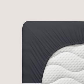 Prostěradlo SCHLAFGUT®  jersey elasthan BOXSPRING tmavě šedé 556