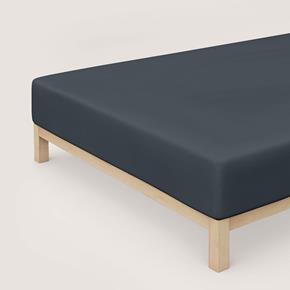 Prostěradlo SCHLAFGUT®  jersey elasthan BOXSPRING tmavě šedé 556