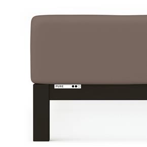 Prostěradlo SCHLAFGUT®  jersey elasthan BOXSPRING hnědé 811