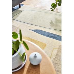 Vlněný kusový koberec Scion Composition Papaya 023706