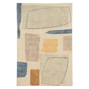 Vlněný kusový koberec Scion Composition Papaya 023706