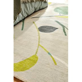Vlněný kusový koberec Scion Oxalis Juniper 025507