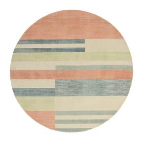 Moderní kusový koberec Scion Parwa Chalky Brights 026300-KRUH
