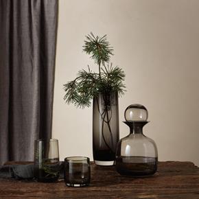 Skleněná váza ASA Ajana šedá 18 cm