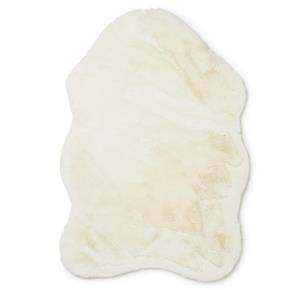 Skinnwille Home Collection kožešinová předložka Fluffy smetanová