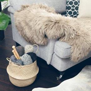 Skinnwille Home Collection kožešinová předložka Gently béžová