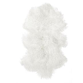 Skinnwille Home Collection kožešinová předložka Shansi bílá