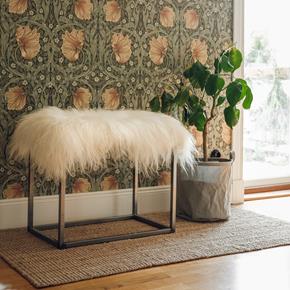 Skinnwille Home Collection kožešinová předložka Shansi bílá