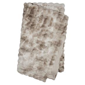 Skinnwille Home Collection kožešinový pléd Misty pískový