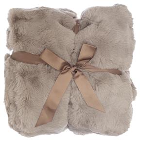 Skinnwille Home Collection kožešinový pléd Misty taupe