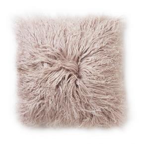Skinnwille Home Collection kožešinový povlak na polštář Shansi růžový