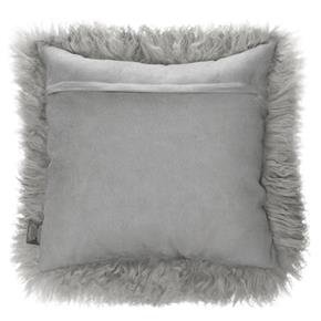 Skinnwille Home Collection kožešinový povlak na polštář Shansi šedý