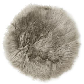 Skinnwille Home Collection kožešinový sedák Curly taupe