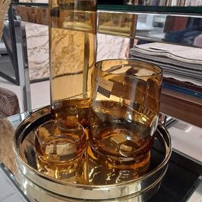 Skleněná váza ASA Ajana žlutá 18 cm