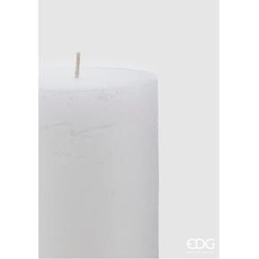Svíčka válec EDG bílá 18 cm
