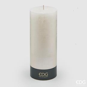 Svíčka válec EDG perleťová 25 cm