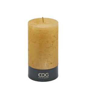Svíčka válec EDG zlatá 25 cm