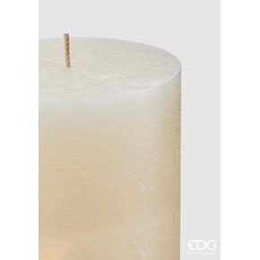 Svíčka válec EDG krémová 25 cm