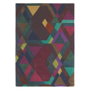 Moderní kusový koberec Ted Baker Mosaic 57607 deep purple