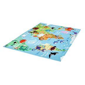 Dětský kusový koberec Torino Kids TOK233/world map