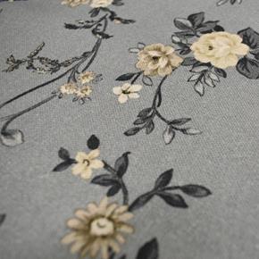 Bavlněná prostírka Habitat Cornwal šedá s květy