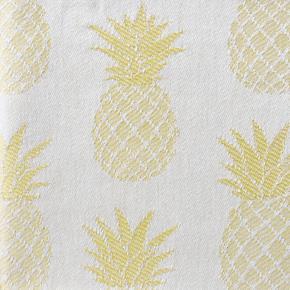Kuchyňská bavlněná utěrka Ananas žlutá