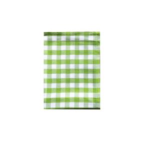 Kuchyňská bavlněná utěrka Squares zelená