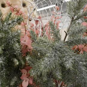Vánoční dekorace větev zasněžená 100 cm