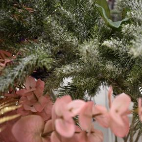 Vánoční dekorace větev zasněžená 100 cm