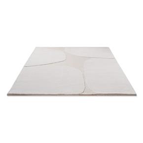 Jednobarevný kusový koberec B&C Decor Primi double cream 092101
