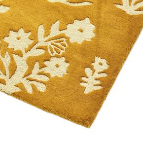 Vlněný kusový koberec Sanderson Woodland Glade gold 146806